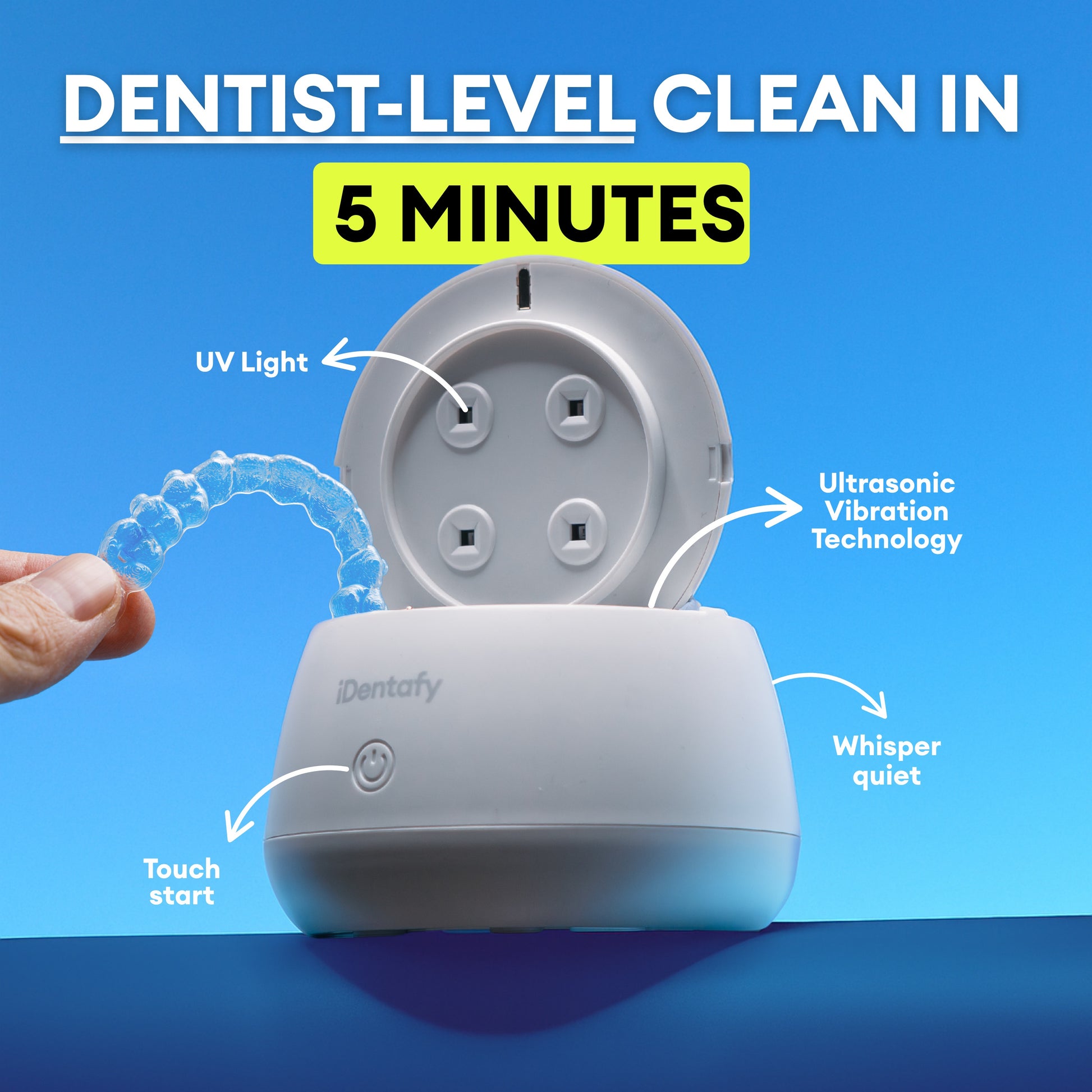 iDentapod ultrasonic cleaner labelled ad creative